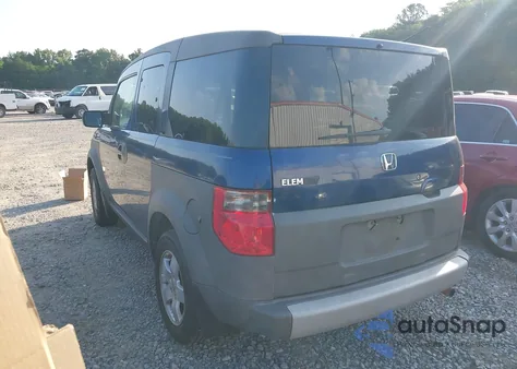 2003 Honda Element Ex from USA, damaged, VIN 5J6YH18573L002441